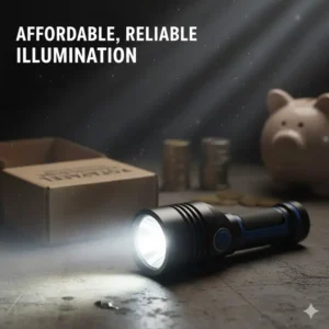 A comparison shot featuring the most affordable best right angle flashlight option that still offers reliable performance and good value.